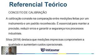 APRESENTAÇÃO TCC ENGENHARIA ELÉTRICA  IMPACTO DA CALIBRAÇÃO PRECISA EM PROCESSOS INDUSTRIAIS [upl. by Ylicic801]