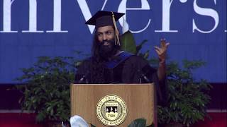 Vivekanand Vimal PhD17 speaks at Brandeis Commencement [upl. by Aibonez]