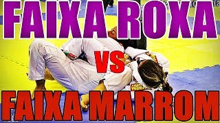 JIU JITSU  FAIXA ROXA VS FAIXA MARROM FEMININO  Campeonato Interno Barbosa 2018 [upl. by Gebhardt]