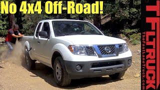 Can a 2WD Nissan Frontier Make it up Gold Mine Hill [upl. by Watters418]