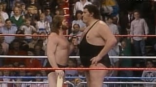 quotHacksawquot Jim Duggan vs Andre the Giant June 4 1988 [upl. by Sisile752]