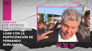 Masiva MARCHA en CORRIENTES por la APARICIÓN de LOAN [upl. by Sybyl]