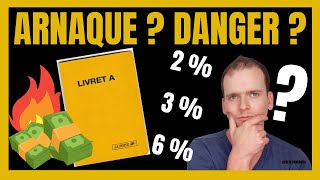 AUGMENTATION DU TAUX DU LIVRET A en 2023  DANGER [upl. by Boyse7]