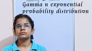 Gamma and exponential distribution  Probability and Statistics  Mth302 youtube maths tricks [upl. by Hunger474]