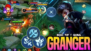 FINALLY GRANGER NEW OP BUILD TO GET 1 SHOT DAMAGE  BUILD TOP 1 GLOBAL MLBB [upl. by Fedora112]