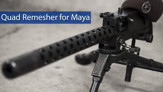 Quad Remesher  Maya 2020 [upl. by Ahsined]