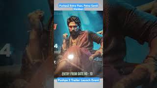 Pushpa2 trailer launch event PatnaGandhi Maidan pushpa2 alluarjun viralvideo bihar [upl. by Tanberg145]