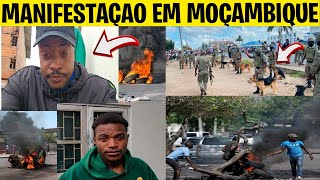 QUASE MORRI  SAÍMOS PARA MANIFESTAÇAO PACÍFICA EM MOCAMBIQUE E O PIOR ACONTECEU ISSO PARECE FILME [upl. by Winson]