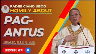 Fr Ciano Homily about PAGANTUS  0442024 [upl. by Enitsirt]