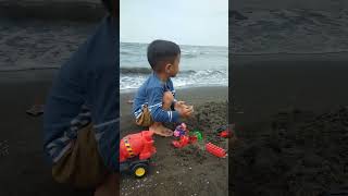 MAIN PASIR LAUT LARANGAN 04 😍😱😁 viralvideo tiktokvideo [upl. by Attiuqehs]