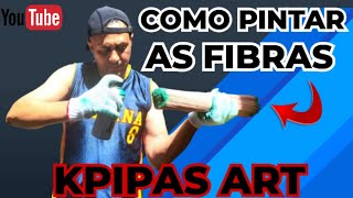 Como Pintar as Fibras de Fazer as Suas Pipas Jeito Fácil e Rápido pipa [upl. by Zobkiw780]