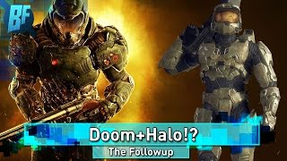 Halo 1 Mission Recreated in DOOM DOOM Snapmaps Gameplay [upl. by Lebaron]