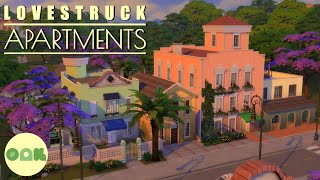 ❤ LOVESTRUCK APARTMENTS  Sims 4 Speed build [upl. by Boehmer]