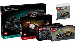 All LEGO Formula 1 sets March 2024 CompilationCollection Speed Build [upl. by Ruscher]