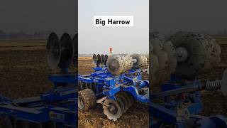 Big Harrow In India tractorvideo farming trending [upl. by Ecnal]