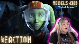 HERA NOOOO Star Wars Rebels 4x09 quotRebel Assaultquot  reaction amp review [upl. by Iblok525]