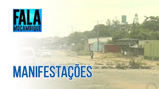 Obstrução das vias condiciona mobilidade de pessoas e bens na cidade de Maputo PortalFM24 [upl. by Ennayehc]