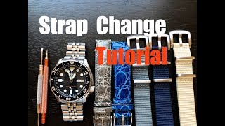 How To Change A Watch Strap  Watch Strap Change TUTORIAL [upl. by Fonseca]