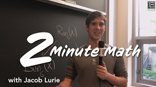 Relating Topology and Geometry  2 Minute Math with Jacob Lurie [upl. by Wallace]