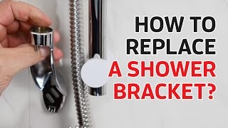 Shower Doctor TV How to replace a shower head holderslider bracket [upl. by Darnoc]