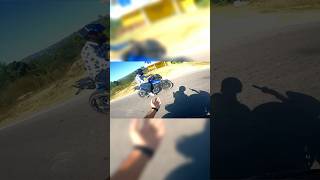 Ns 200 BS6 VS BS4 🚀 shortvideo status viralvideo video trending attitude riding bike ns200 [upl. by Nospmis97]