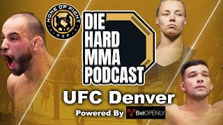 UFC Denver Rose Namajunas vs Tracy Cortez  The Die Hard MMA Podcast UFC Denver Betting Picks [upl. by Anuahsat]