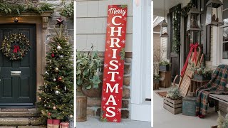 Countryside Christmas Front Door and Entryway Decor Ideas A Warm Welcome for the Holidays [upl. by Chil]