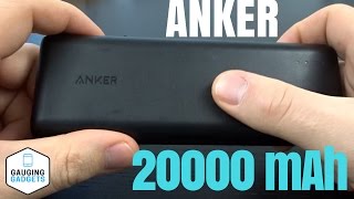 Anker PowerCore 20100 Review  20000 mAh High Capacity Power Bank [upl. by Toiboid]