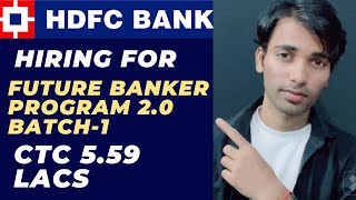 HDFC BANK FUTURE PROGRAM 20  FULL DETAILS  hdfcbank hdfcbankjobs2023 hdfcfutureprogram [upl. by Inavoig192]