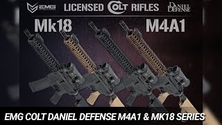 The Workhorse of AEGs  EMG Colt Daniel Defense M4A1 and MK18 MOD1 Series [upl. by Brenna]