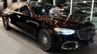 2023 Mercedes Maybach S 580 Sedan Visual Review — Exterior and Interior features [upl. by Ahsikyt]