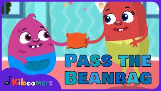 Pass the Bean Bag Songs for Preschoolers  The Kiboomers Freeze Dance Game [upl. by Hogg]