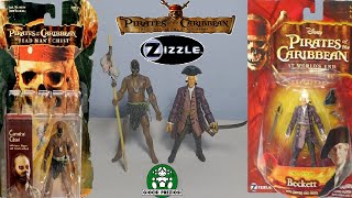 Zizzle Lord Cutler Beckett with sword and pistol amp Cannibal ChiefPirates of the Caribbean Review [upl. by Cirdes]