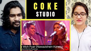 COKE STUDIO Season 9  Tera Woh Pyar Nawazishein Karam  Momina Mustehsan amp Asim Azhar REACTION [upl. by Carrie]