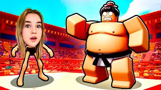 Devenir La plus Grande Taille dans Roblox Sumo Simulator [upl. by Cattan]