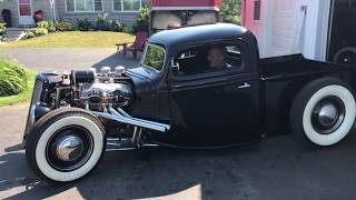 1937 Ford pickup hot rod Chevy 348 powered [upl. by Yenaled]