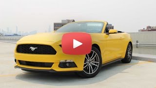 2015 Ford Mustang Convertible Review  2015 Ford Mustang Test Drive  Chicago News [upl. by Eanar378]