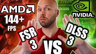 AMD FSR 3 vs Nvidia DLSS 3 With RTX 4090 [upl. by Eicirtap]