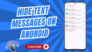 How to Hide Text Messages on Android [upl. by Supat]