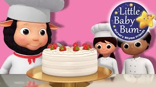 Bake Bake A Cake  Nursery Rhymes for Babies by LittleBabyBum  ABCs and 123s [upl. by Holden93]