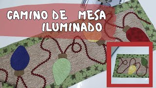 Camino De Mesa Navideño ILUMINADO [upl. by Anselma]