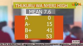 Nyeri schools shine in KCSE 2023 exams [upl. by Aisitel]