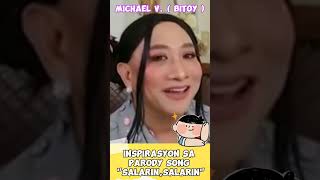 Inspirasyon ni Michael V  Bitoy sa parody song quotsalarin salarinquot 😱 binibitin shorts [upl. by Lechar480]