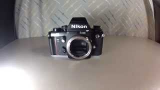 Nikon F3 HP High Eyepoint 35mm Camera Shutter Test [upl. by Ranchod]