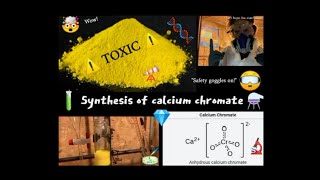 Synthesis of calcium chromate Animated [upl. by Anama]