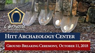 Hitt Archaeology Center Ground Breaking Ceremony October 11 2018 [upl. by Isiad]