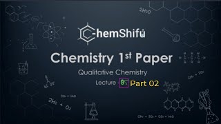 ACS Engineering Batch 2024  Qualitative Chemistry Lecture 5 Part 2 গুনগত রসায়ন Chemistry 1st Paper [upl. by Arza]