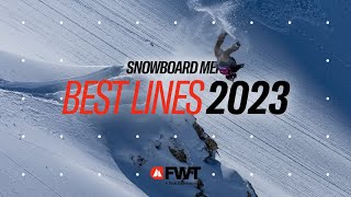 Best Lines of 2023 I Snowboard Men [upl. by Enenaj]