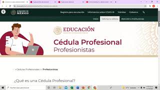 TRAMITA TU CEDULA PROFESIONAL EN LINEA  SI TU TITULO ES ANTES DEL 1 DE OCTUBRE DE 2018 [upl. by Sunny]