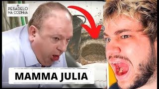 BRINO REAGINDO AO MAMMA JULIA PESADELO NA COZINHA  LIVE COMPLETA PESADELO NA COSINHA MAMMA JULIA [upl. by Nareik]